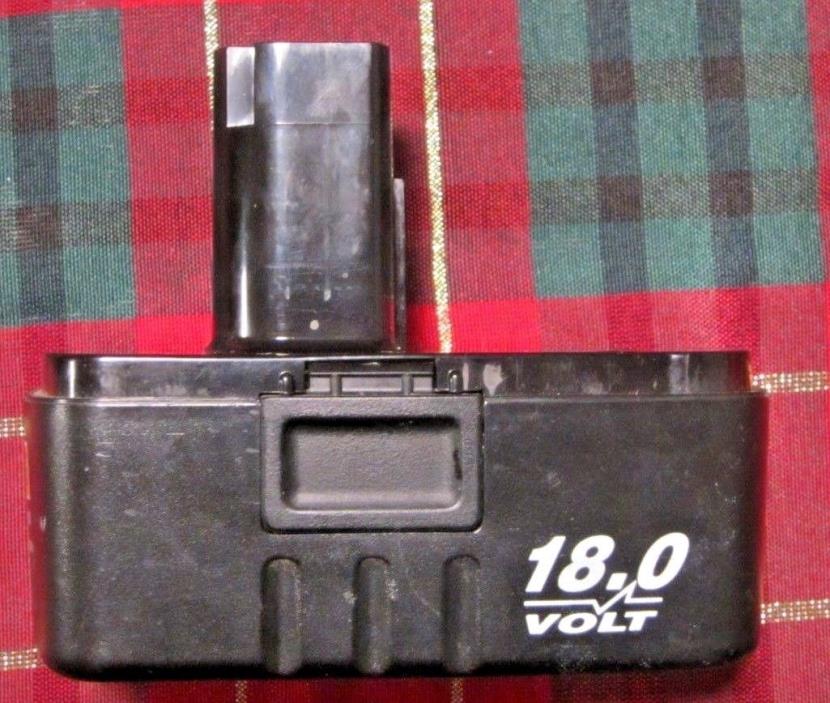 CRAFTSMAN 130260001 POWER TOOL BATTERY 18.0 VOLT NI-CAD UNKNOWN CONDITION