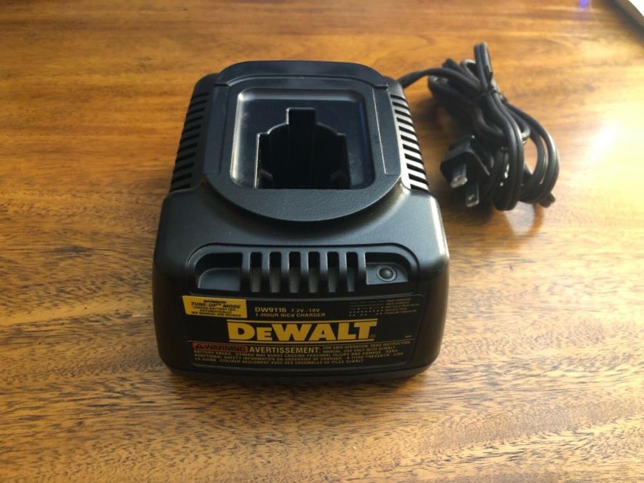 NEW - DeWalt DW9116 7.2V to 18V NiCD  18 VOLT Battery Charger