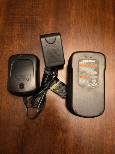 OEM Black & Decker Slide On Type 18v NiCad single source battery charger combo