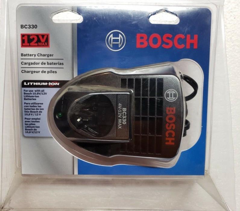 Bosch 12V Battery Charger BC330 for Bosch Lithium Ion Batteries NIP