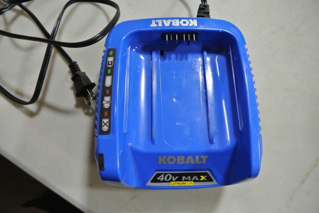 Kobalt 40V Max Lithium Ion Battery Charger --- (C14)