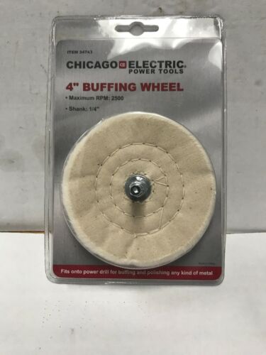 4 In. Buffing Wheel With 1/4 In Shank 28