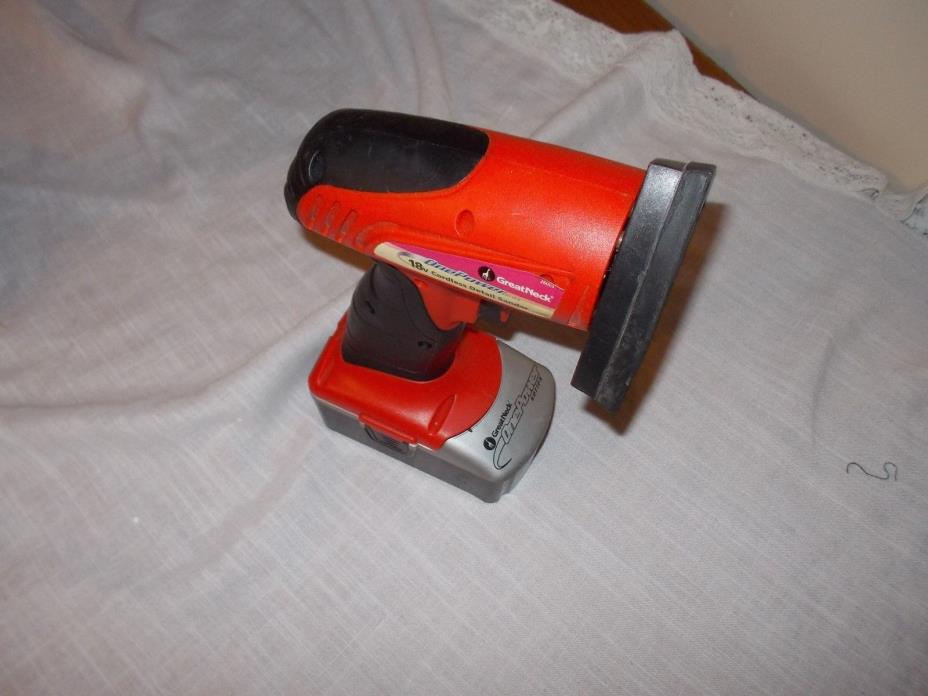 GREAT NECK CORDLESS DETAIL SANDER WITH BATTERY