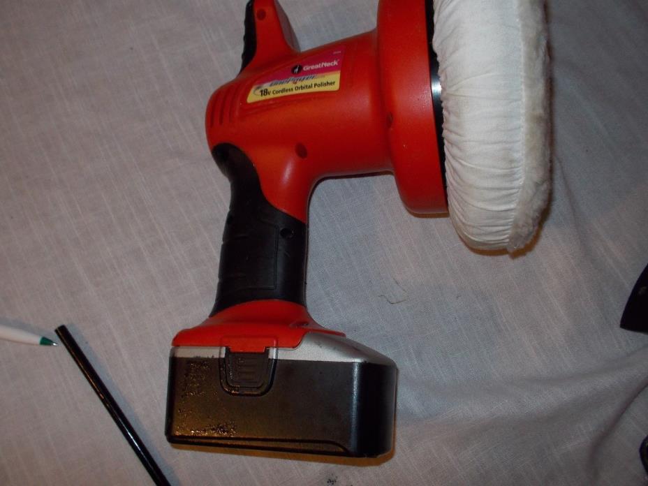 GREAT NECK CORDLESS BUFFER WITH BATTERY