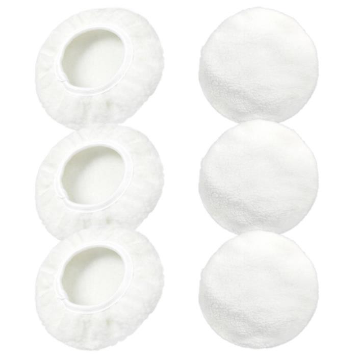 Y-luck Car Polisher Bonnet Cover Max Waxer Pads Polishing Pad Sets for Most Poli