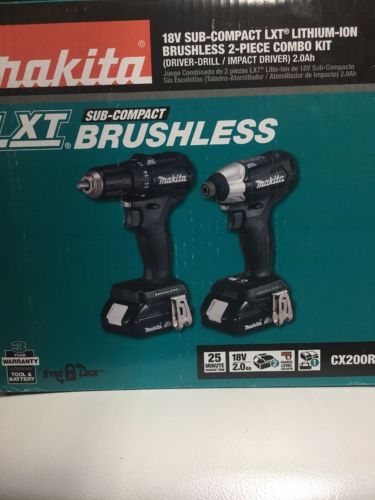 Makita 18V LXT Li-Ion Sub-Compact BL 2-Piece Combo Kit CX200RB