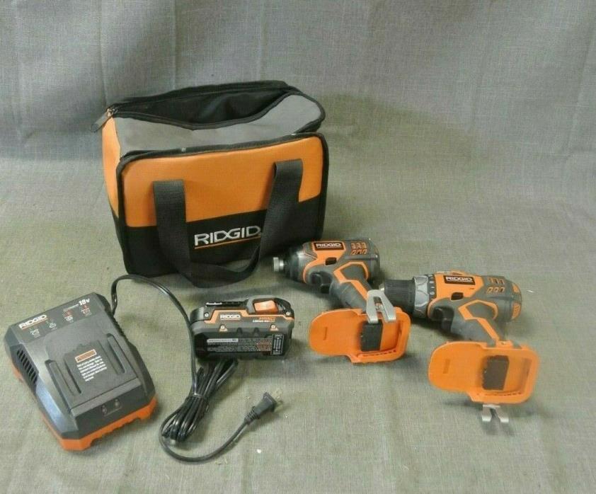 RIDGID IMPACT AND DRILL 18V COMBO IN BAG (101457-14 H)