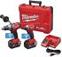 MILWAUKEE 2796-22 Cordless M18 Fuel 2-Tool Combo Kit WITH ONE KEY NEW