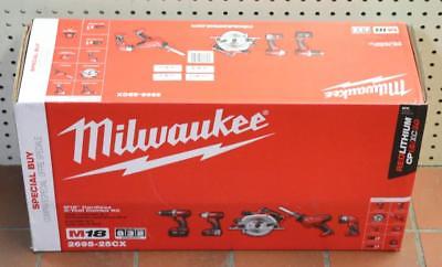 NEW - Milwaukee 2695-25CX M18 System Advantage 5-Tool Combo Kit
