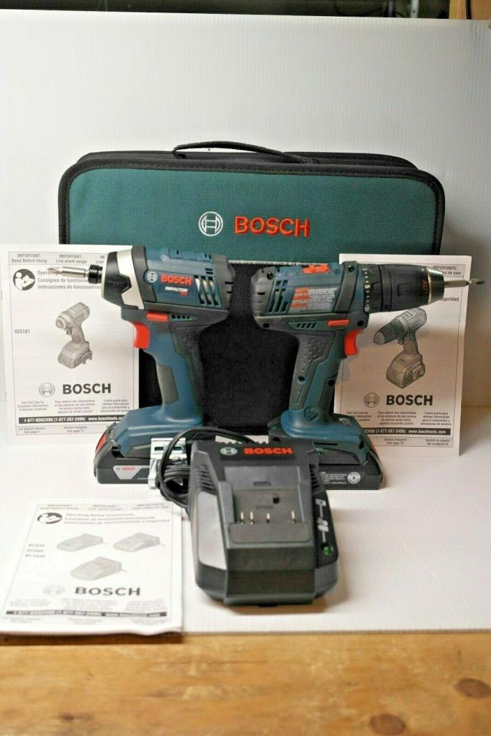 BOSCH 18V Drill/Driver & Impact driver CLPK26-181 COMBO KIT