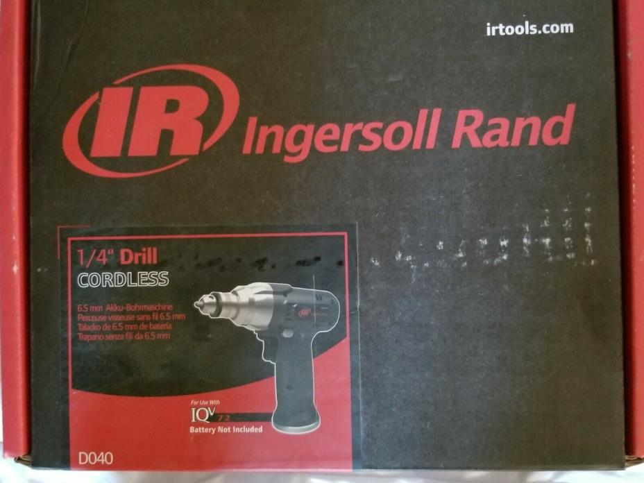 Ingersoll-Rand IRD040 1/4'' Keyed Chuck Cordless 7.2V Mini Drill/Driver - (Bare