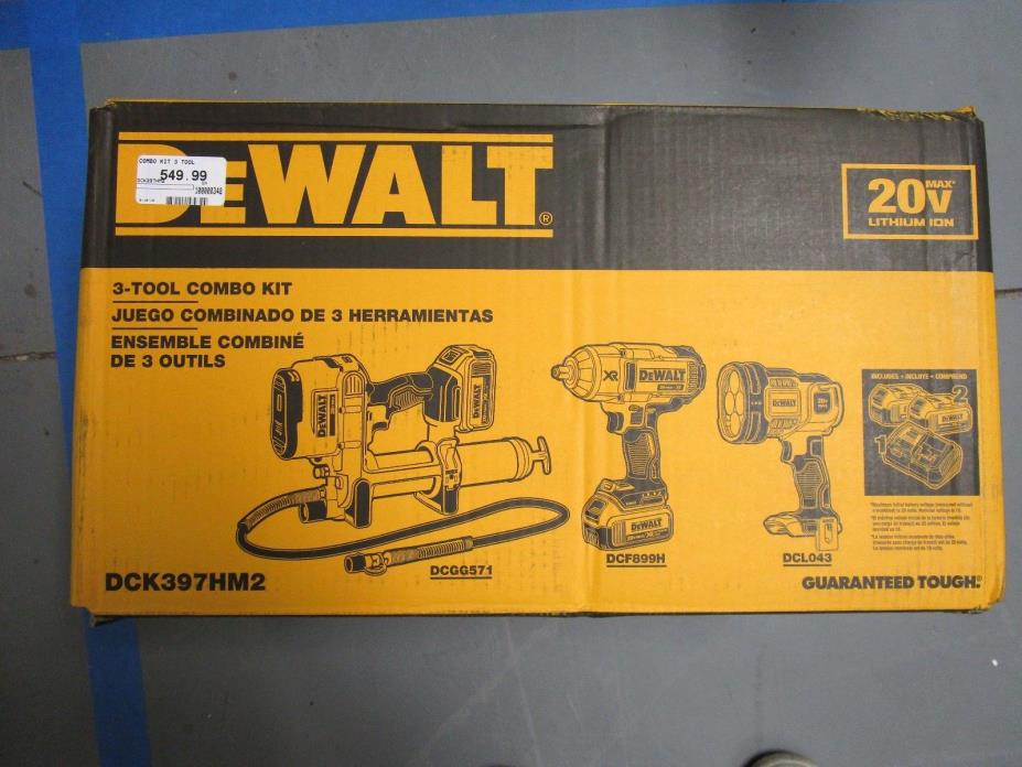 Dewalt 3-Tool Combo Kit DCK397HM2 BRAND NEW