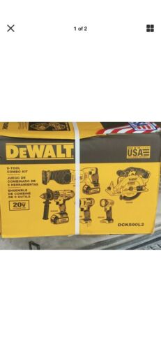 DEWALT Max 20 V 5-Tool Lithium-Ion Cordless Combo Kit - DCK590L2