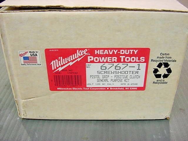 vintage milwaukee screwshooter 6767-1  new old stock made in usa