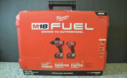 Milwaukee 2997-22 M18 Fuel 18V 2-Tool Combo Kit Drill & Impact Driver - New!
