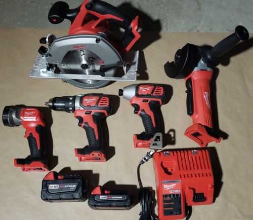 MILWAUKEE M18 LITHIUM ION 5pc CORDLESS COMBO KIT NEW