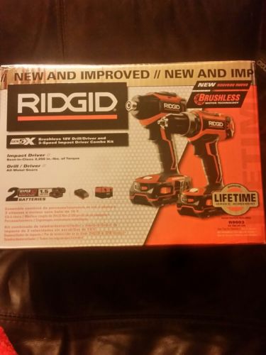 RIDGID R9603 18V 3-Speed Impact Driver Combo Kit