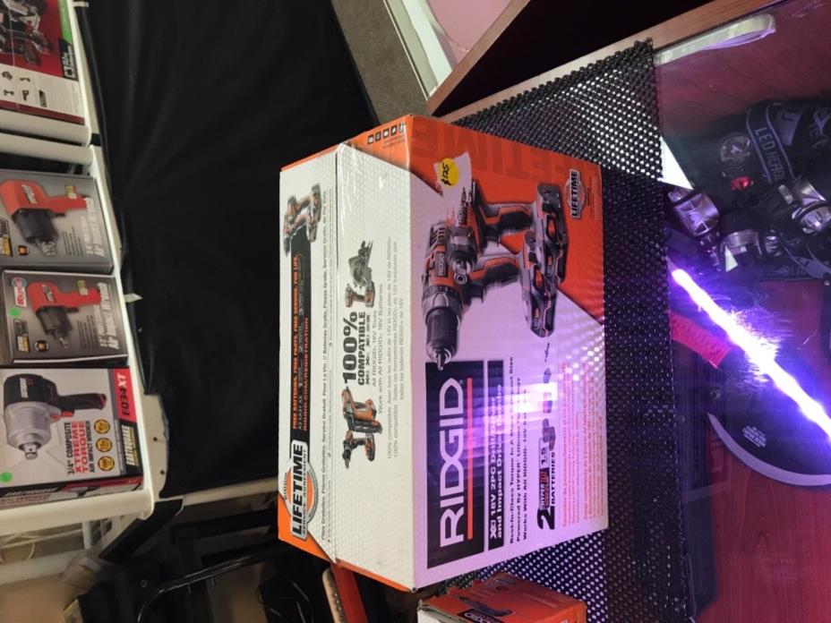 Ridgid 18V X4R Lithium-Ion Cordless Drill, Driver / Impact Driver 2-Tool R9602