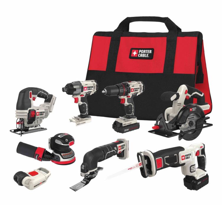 PORTER-CABLE PCCK6118 Lithium-ion Cordless Combo Kit