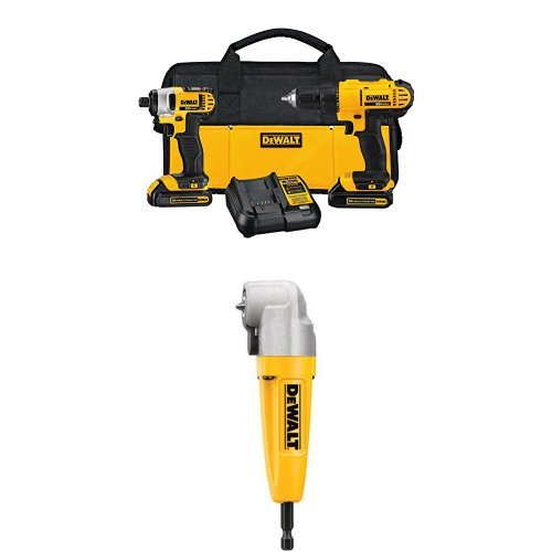 DEWALT Right Angle Attachment Impact Driver Drills Hammer Floating Magnet Bit US