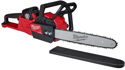 'Milwaukee' M18 Fuel 16 in. Brushless Chainsaw Kit 18-Volt Lithium-Ion Battery