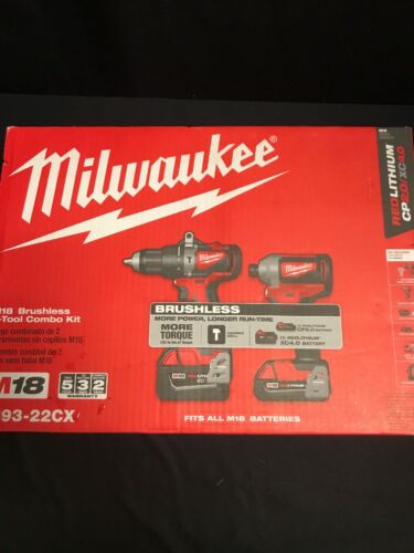 Milwaukee 2893-22CX M18 Hammer Drill & Impact Combo Kit