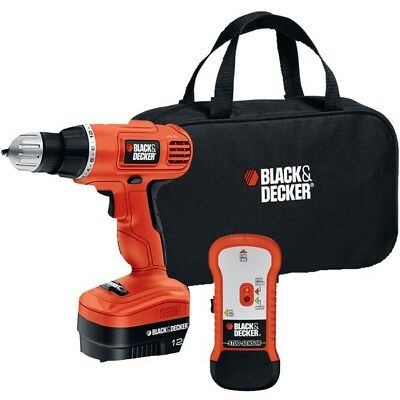 BLACK+DECKER GCO12SFB 12-Volt Drill/Driver with Stud Sensor Kit