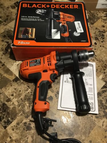 BLACK+DECKER 7.0 Amp 1/2 in. Drill/Driver - DR560