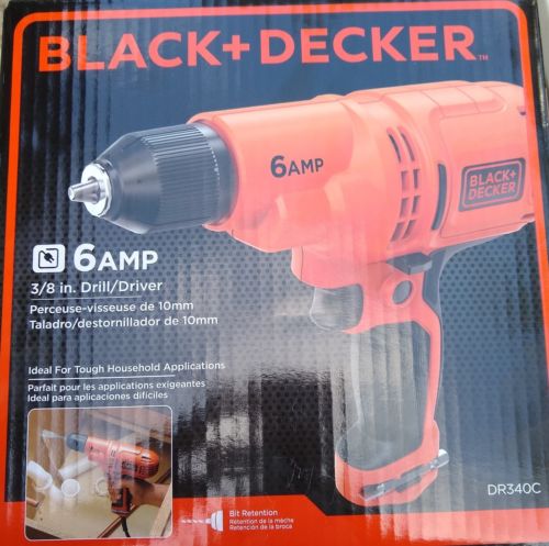 BLACK+DECKER DR340C 6.0 Amp 3/8 Drill/Driver