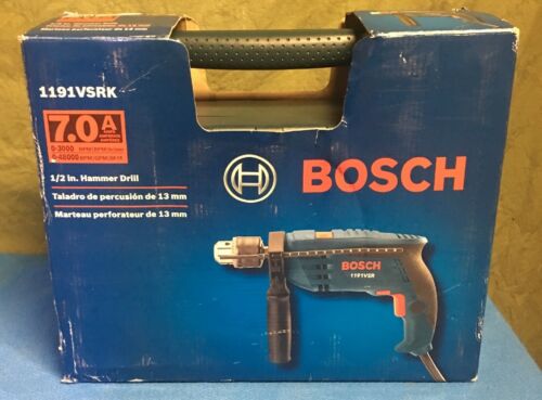 NEW*Bosch 1191VSRK 120-Volt 1/2-Inch Variable Speed Reversing Hammer Drill Case