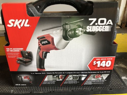 SKIL 1/2-in 7-Amp Corded Hammer Drill With 100-pc Accessory Kit