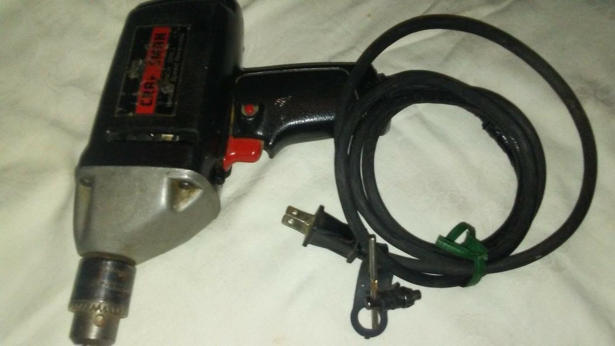 SEARS CRAFTSMAN 315.10491 3/8 INCH DRILL VARIABLE SPEED REVERSIBLE And free gift