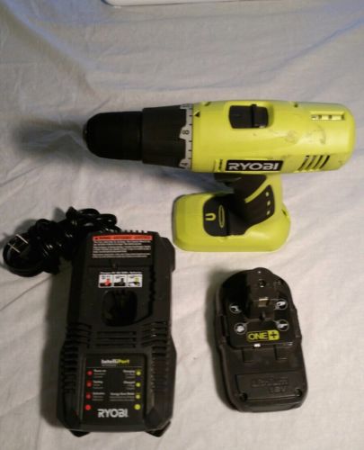 Ryobi P209 Drill Includes Battery & Charger Tool Dated 2018