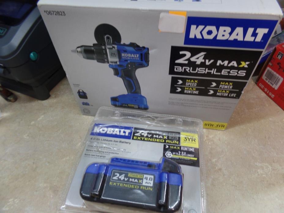 Kobalt KDD 0672823 24V MAX Li-Ion Brushless Compact 1/2