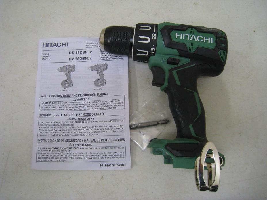 Hitachi DV18DBFL2 18V Lithium Ion Brushless Hammer Drill Bare Tool New