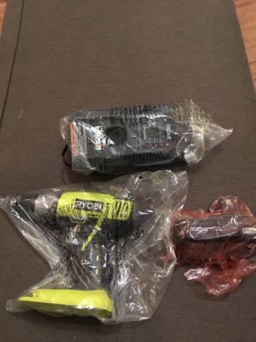NEW Ryobi P271 18-Volt 2-Speed Drill + P102 Battery + P118 Charger