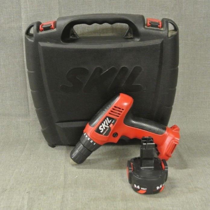 SKIL 2368 9.6V CORDLESS 2-SPEED DRILL/DRIVER IN CASE ~AS-IS~ (193036-1 GN)