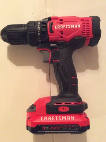 Craftsman CMCD700C1 V20 20-Volt Max 1/2-in Lithium Ion Cordless Drill/Driver Kit