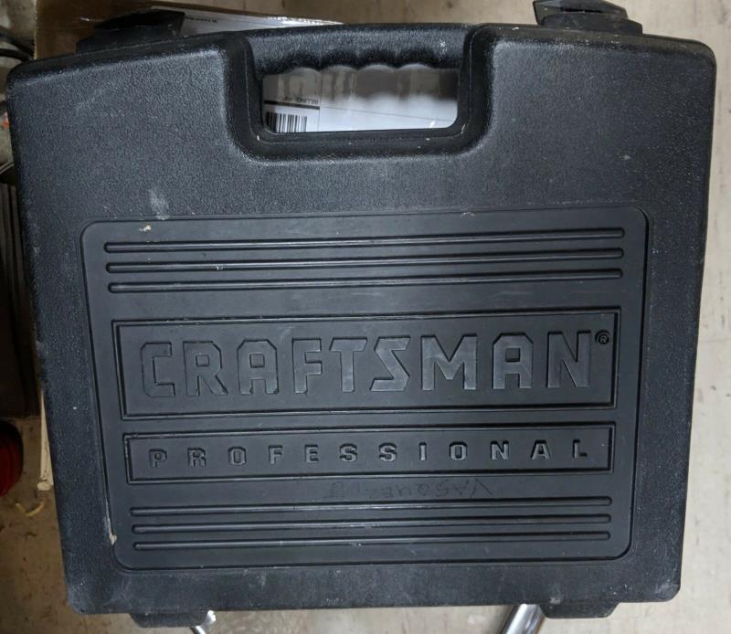 Used Craftsman 16.8V Carrying case for Craftsman 15.6V drill, charger, & battery