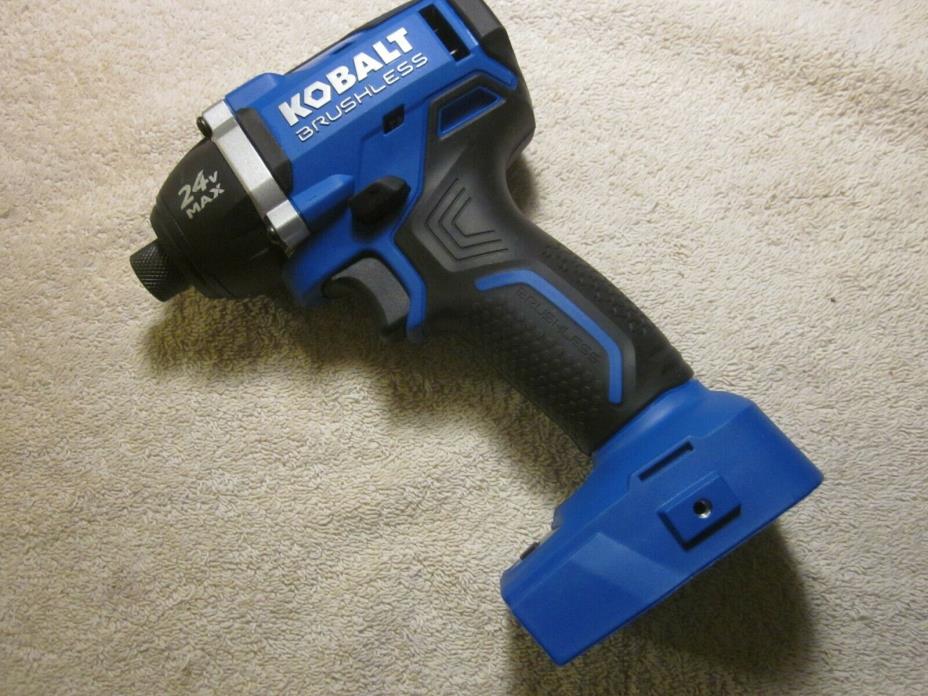 Kobalt - 24V Volt 1/4in Brushless Impact Driver - Model KID 324B-03- Bare Tool