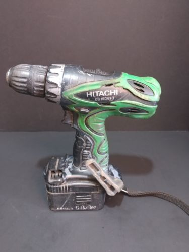 HITACHI CORDLESS DRILL DS 14DVF3 - with used battery