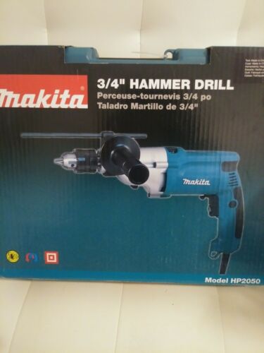 Makita 3/4 in. 6.6 A 2-Speed Lightweight Hammer Drill w/ Case HP2050