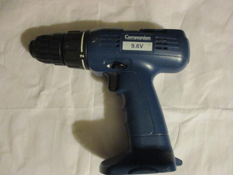 Companion 9.6V Cordless Drill sears product Used untested. AS-IS
