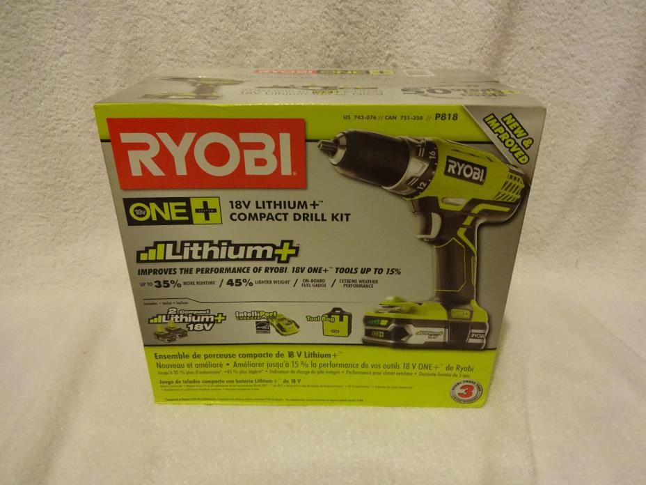 Ryobi 18V ONE+ Li-Ion 1/2