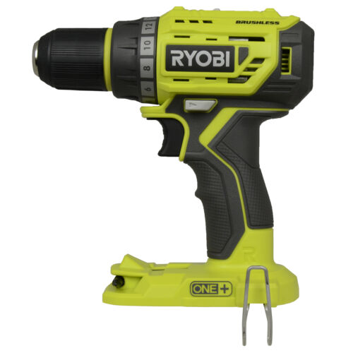 Ryobi P252 ONE+ 18V Brushless Compact Li-Ion Drill Driver uses P102 - Tool Only