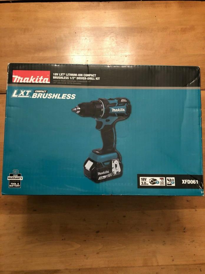 Makita XFD061 18V LXT Lithium-Ion Brushless 1/2