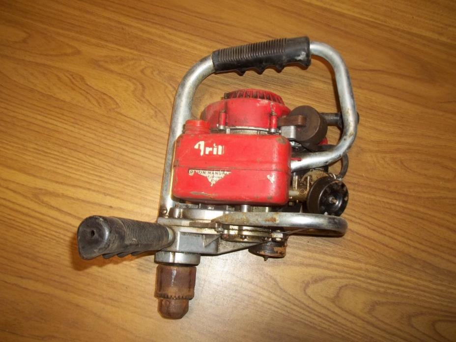 Vintage DRILLGINE ? 2 Cycle Small Gas Engine Gasoline Powered Drill