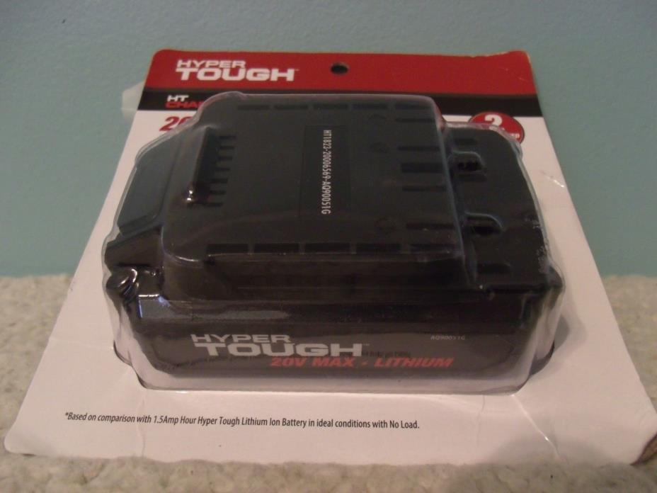 Hyper Tough Charge 20-V Max Lithium-ION Battery Pack AQ90051G NEW!! Sealed!