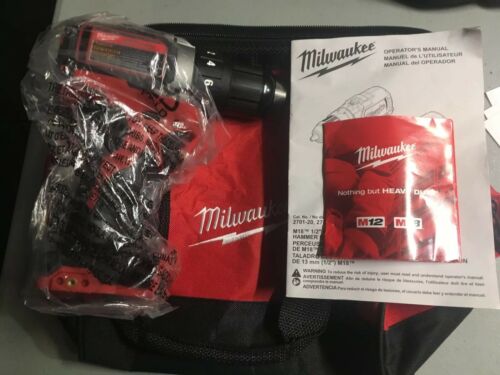 Milwaukee M18 18 Volt Brushless Drill Driver 2701-20 tool only And Bag