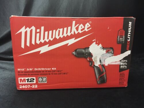 Milwaukee 2407-22 12V Li-Ion 3/8
